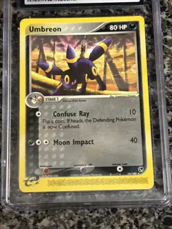 Umbreon 24/100 CGC 9.5 MINT EX Sandstorm Rare Vintage 2003 Pokemon Card - Image 2