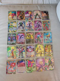 dragon ball super card Game foil Lot X25 - Image 1