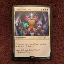 True Conviction Secret Lair Drop Foil 1082 NM+ Unplayed MTG Magic Card - Image 1