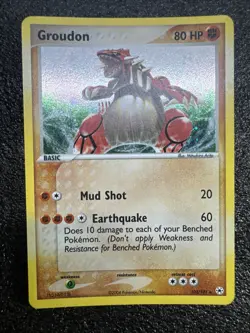Groudon 102/101 EX Hidden Legends Holo Secret Rare Vintage Pokemon TCG Card - Image 3