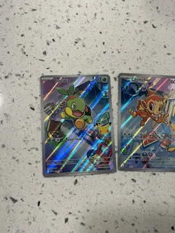 Pokemon First Partner IR Promo Card Lot Of 3 Chimchar Turtwig Piplup Mint ! - Image 2