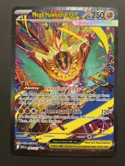 Pokemon TCG Mega Hawlucha EX 283/217 Ascended Heroes SIR MINT Condition - Image 1