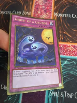 Yugioh Ghost of a Grudge PGLD-EN029 Gold Secret Rare 1st Edition Near Mint - Image 2