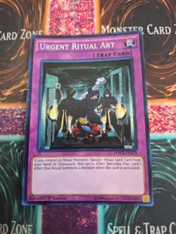 Yugioh Urgent Ritual Art DOCS-EN078 Secret Rare 1st Edition Near Mint - Image 1