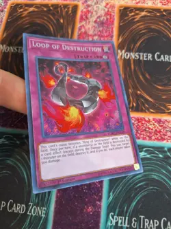 Yugioh Loop of Destruction LCKC-EN110 Secret Rare 1st Edition Near Mint - Image 2