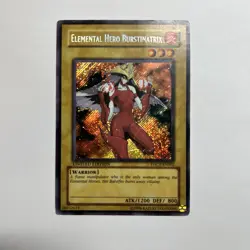 Yugioh Elemental Hero Burstinatrix Secret Rare EHC2 EN002 Limited Edition - Image 1