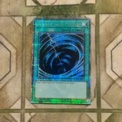 YUGIOH ** MYSTICAL SPACE TYPHOON ** QUARTER CENTURY SECRET RARE NM RA02-EN048 - Image 1