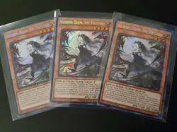 3x Guiding Quem, The Virtuous Secret Rare RA04-EN043 Yugioh NM Playset - Image 1