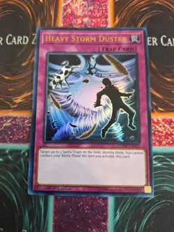 Yugioh Heavy Storm Duster DUDE-EN050 Ultra Rare 1st Edition Near Mint - Image 1