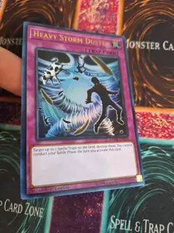 Yugioh Heavy Storm Duster DUDE-EN050 Ultra Rare 1st Edition Near Mint - Image 2