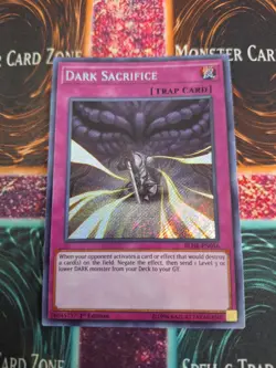 Yugioh Dark Sacrifice BLHR-EN056 Secret Rare 1st Edition Near Mint - Image 1
