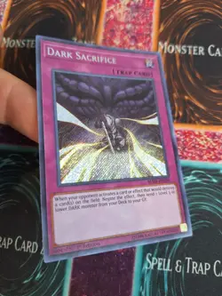 Yugioh Dark Sacrifice BLHR-EN056 Secret Rare 1st Edition Near Mint - Image 2