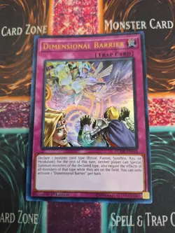 Yugioh Dimensional Barrier DUDE-EN048 Ultra Rare 1st Edition Near Mint - Image 1