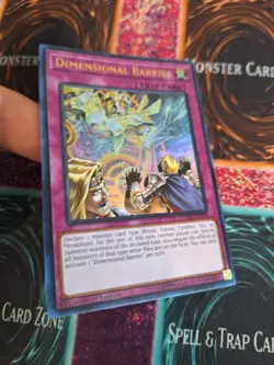 Yugioh Dimensional Barrier DUDE-EN048 Ultra Rare 1st Edition Near Mint - Image 2