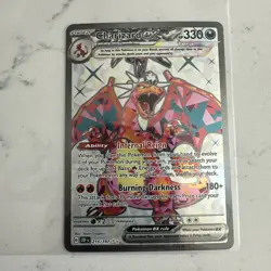 🔥TCG Pokemon Charizard ex 215 SV03 Obsidian Flames holo Illustration Rare - Image 1