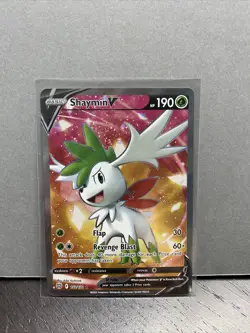 Pokemon TCG Shaymin V Sword & Shield: Brilliant Stars 152/172 Holo Ultra Rare - Image 1
