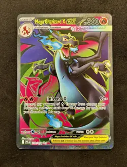 Mega Charizard EX 109/094 - English - Pokemon TCG Phantasmal Flames PFL - NM - Image 1