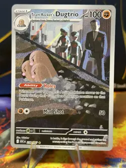 Team Rocket's Dugtrio 2026 Pokemon Ascended Heroes 239/217 Illustration Rare - Image 1