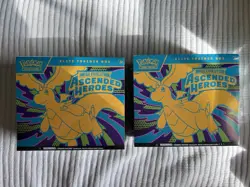 Pokemon Mega Evolutions Ascended Heroes ETB Elite Trainer Box Lot Of 2 Read Desc - Image 1