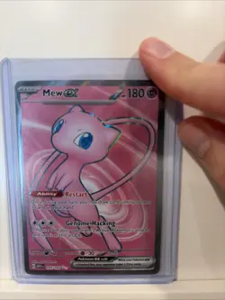 Pokemon TCG Mew EX 193/165 Scarlet & Violet 151 Ultra Rare English Edition - Image 1