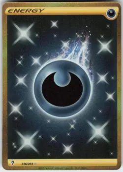 Darkness Energy 236/203 Secret Rare Evolving Skies Pokemon Near Mint - Image 1