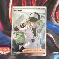 N's Plan 163/086 Sv: Black Bolt Holo Pokemon TCG - Image 1