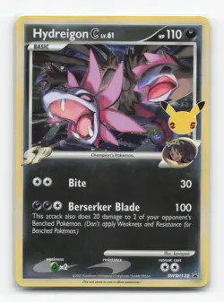 Pokemon TCG - Hydreigon C lv.61 SWSH138 NM Holo Promo Sword & Shield Promo - Image 1