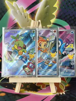 Pokemon First Partner Illustration Collection Series 1 Gen 4 Starter Set - Image 1