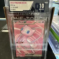 Pokemon TCG Mew ex 193/165 Scarlet and Violet 151 Ultra Rare Pinnacle 10 - Image 1