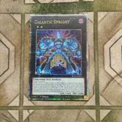 YUGIOH ** GIGANTIC SPRIGHT ** QUARTER CENTURY SECRET RARE NM BLTR-EN091 - Image 1