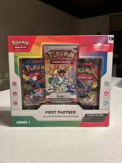 Pokemon TCG: First Partner Illustration Collection Series 1 Factory Sealed Box - Image 1