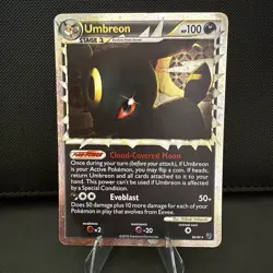 2010 Pokemon TCG Umbreon Prime Undaunted 86/90 Holo Rare Prime W/Small Swirl 💫 - Image 1