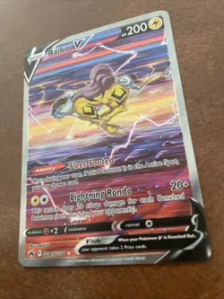 Pokemon Raikou V GG41/GG70 Crown Zenith Galarian Gallery Ultra Rare Holo 200 HP - Image 3