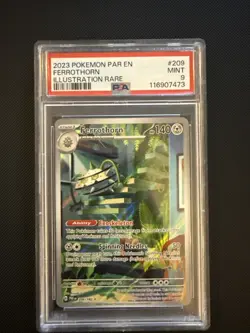 Ferrothorn 209/182 Illustration Rare Paradox Rift Pokemon NM - Image 1