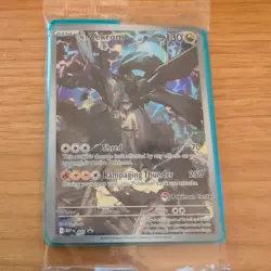 N's Zekrom 031 Ascended Heroes ETB Promo Pokemon Center Stamp - SEALED IN HAND - Image 1