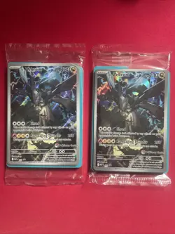 2 POKEMON CENTER STAMP N's Zekrom 031 Ascended Heroes ETB Promo - SEALED MINT - Image 1