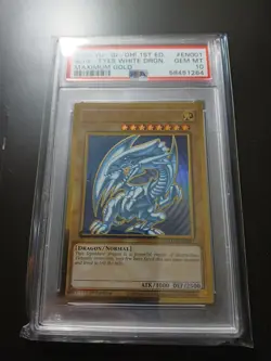PSA 10 - 2020 Yugioh Blue Eyes White Dragon MAGO-EN001 Maximum Gold 1st Edition. - Image 3