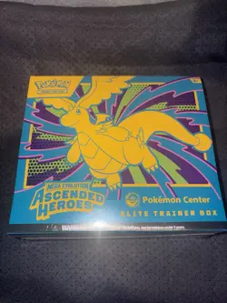 Pokemon Ascended Heroes ETB Pokemon Center Exclusive PKC Sealed & New Box - Image 1