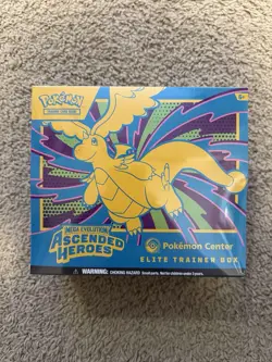 Pokemon Ascended Heroes Pokemon Center Exclusive ETB Elite Trainer Box - Image 1