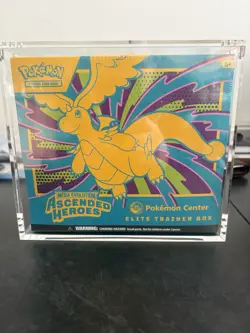 Pokemon TCG Ascended Heroes Pokemon Center Etb With Acrylic Case Sealed - Image 1