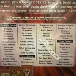 Konami Yugioh Warrior’s Strike English Structure Deck - New 1st Edition English - Image 4