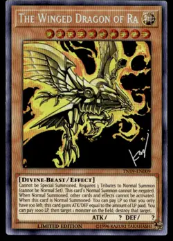 Yu-Gi-Oh TCG Order of Chaos #ORCS-ENSE2 The Winged Dragon of Ra SR,Limited - Image 1