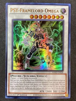 Yu-Gi-Oh TCG #RA02-EN028 PSY-Framelord Omega 1st Edition Ultra Rare NM - Image 1