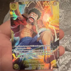 Bandai Monkey D. Luffy Character Awakening New Era OP15-119 Secret Rare Foil AA - Image 1