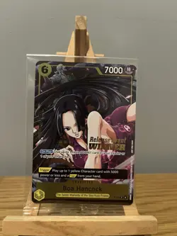 One Piece Boa Hancock Pre Release Event Winner P-115 Sealed Holo Stamp Op-15 - Image 1