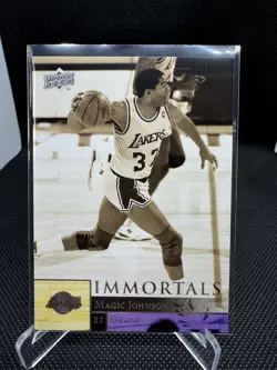Magic Johnson 2009-10 Upper Deck Immortals NBA card #246 Lakers - Image 1