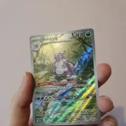 Pokemon Nidoking TCG Holo Illustration Rare Card 174/165 Scarlet & Violet-151 - Image 2