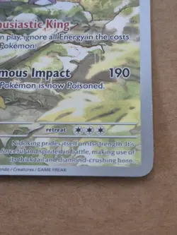 Pokemon Nidoking TCG Holo Illustration Rare Card 174/165 Scarlet & Violet-151 - Image 3