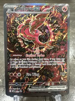 🔥 ORICORIO EX 024 Phantasmal Flames UPC Black Star Promo Pokemon TCG Card - Image 1