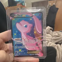 Mew EX Full Art Ultra Rare Legendary Treasures Radiant Collection Pokemon Card - Image 1